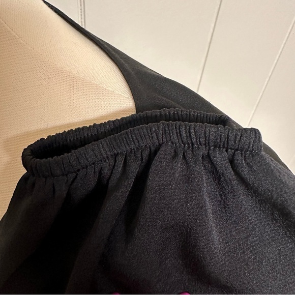 Express Black Women’s Top Large Tie Up - Picture 5 of 7